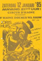 1985-01-12 5e Doe mer wa show, Programma (1)